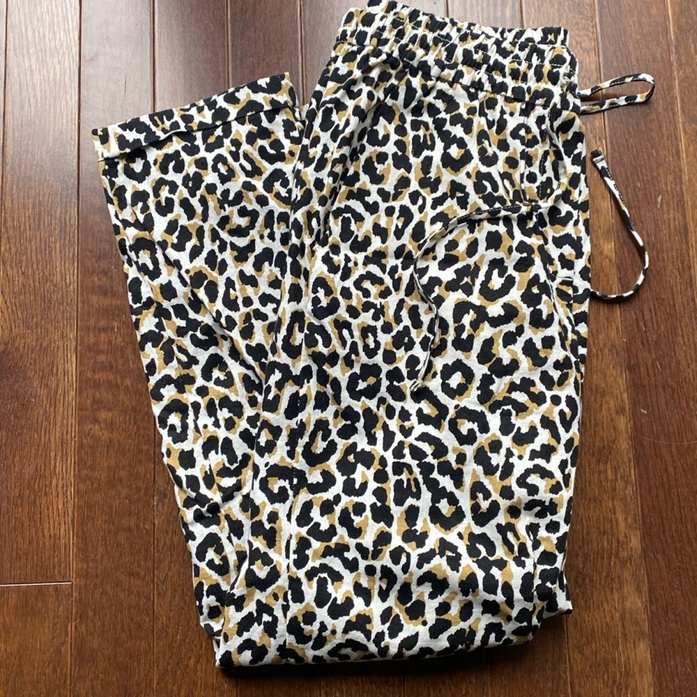 J Crew Drawstring linen blend Pants